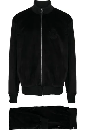 BILLIONAIRE Ciniglia Jogginganzug mit Logo