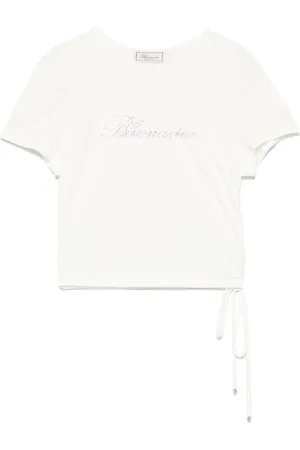 BLUMARINE T-Shirt mit Strass-Logo
