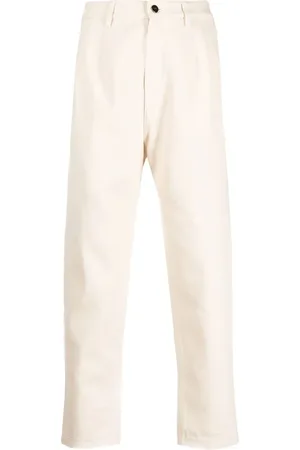 Fendi Gerade Hose mit Logo-Patch