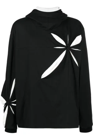 Kusikohc Hoodie mit Origami-Muster