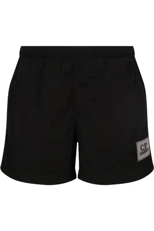C.P. Company Badeshorts mit Logo-Patch