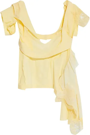 Dsquared2 Asymmetrisches Oberteil mit Stickerei