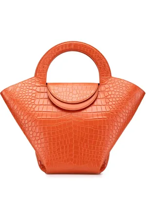 Bottega Veneta 2012-2024 Doll Tote Bag mit Kroko-Prägung