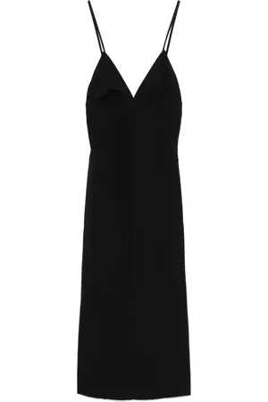 Rick Owens Midikleid mit Spaghettiträgern