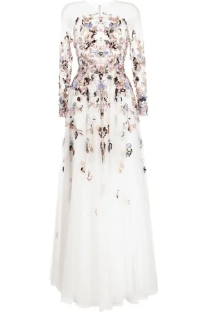 Saiid Kobeisy Abendkleid mit Perlen