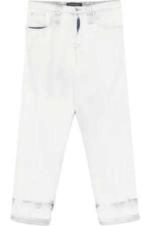 Federico Cina Jeans mit Bleach-Effekt