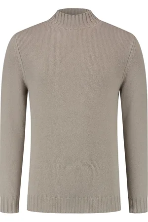 FEDELI Pullover mit Stehkragen