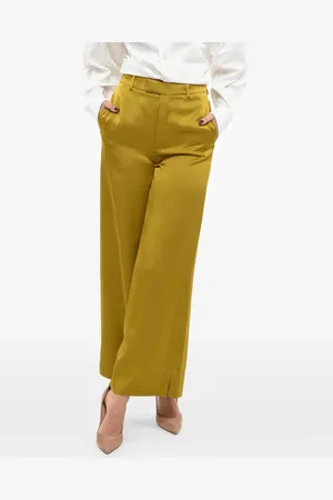 Saint Laurent Palazzohose aus Satin