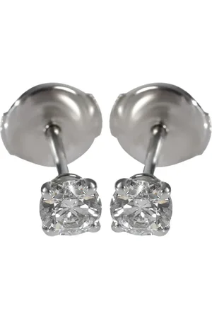 Cartier 18kt Weißgoldohrstecker mit Diamant