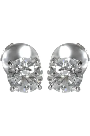 Cartier 18kt Weißgoldohrstecker mit Diamant