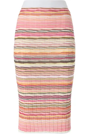 Missoni Gestreifter Midirock