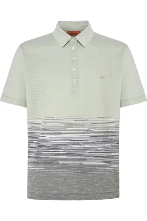 Missoni Poloshirt mit Intarsienmuster