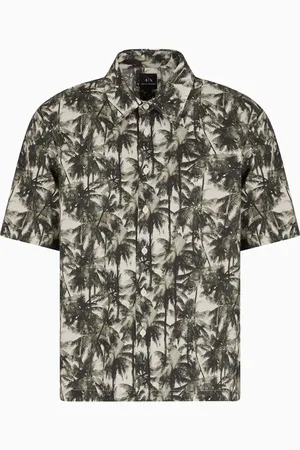 Armani Exchange Hemd mit grafischem Print