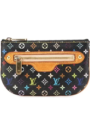 LOUIS VUITTON 2001 Monogram Multicolore Pochette Plate MM Clutch