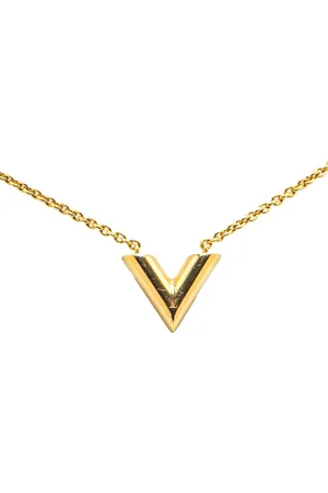 LOUIS VUITTON 2021 vergoldete Essential V Halskette