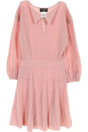 CHANEL 1986-1988 gerafftes Minikleid