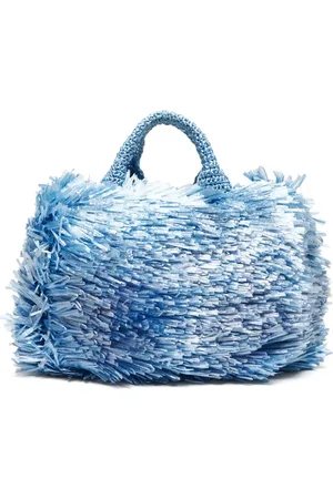 Prada 2000-2020 Tote Bag aus Raffiabast