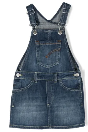 Dondup Jeanskleid mit Logo-Patch