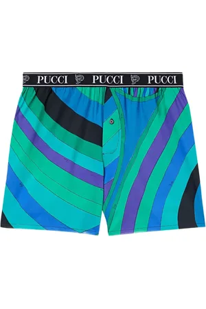 Puccini Boxershorts mit Iride-Print
