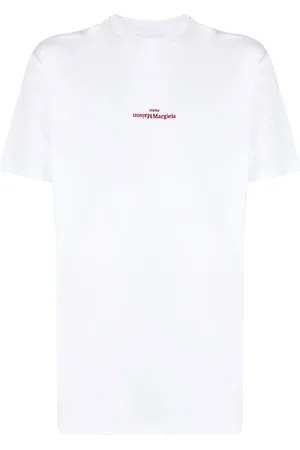 Maison Margiela T-Shirt mit Logo-Stickerei