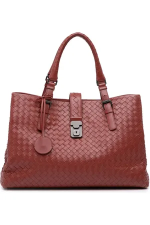 Bottega Veneta 2012-2024 mittelgroße Intrecciato Roma Tote Bag aus Nappaleder