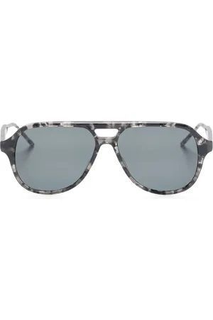 Thom Browne Getönte Pilotenbrille