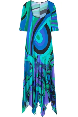 Puccini Kleid mit asymmetrischem Saum