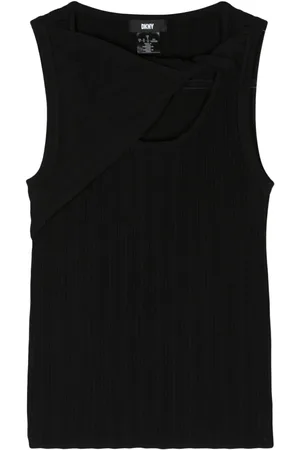 DKNY Geripptes Strickoberteil