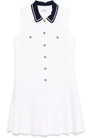 Sandro Plissiertes Minikleid