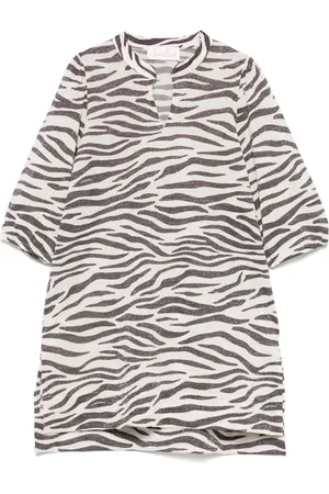 MC2 SAINT BARTH Kleid mit Zebra-Print