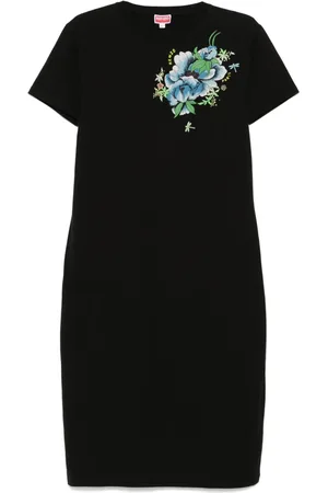 Kenzo Peonies Maxikleid