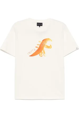 AGNÈS B. T-Shirt mit Food Art Dino-Print