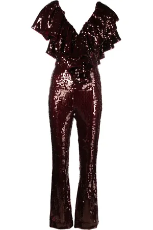 ROTATE Jumpsuit mit Volants