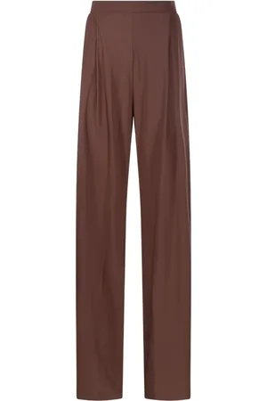 Amazuìn Wide-Leg-Hose mit Bundfalten