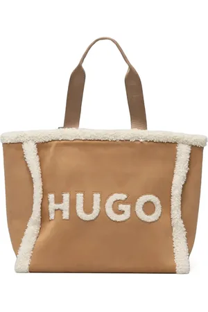 HUGO BOSS Becky Tote Bag aus Faux Shearling