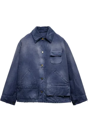 Prada Ausgewaschene Jacke aus Canvas