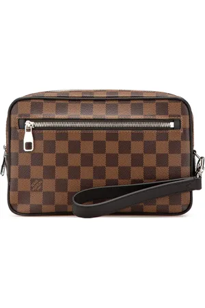 LOUIS VUITTON 2017 Damier Ebene Kasai Clutch