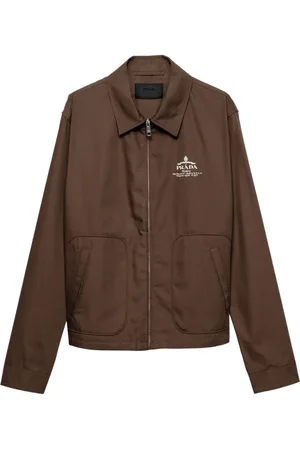 Prada Jacke mit Logo-Stickerei