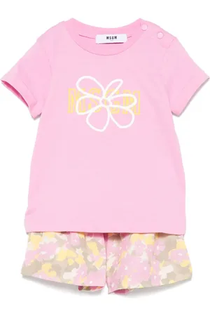 Msgm Short-Set mit Blumen-Print