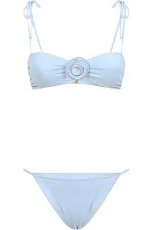LA REVECHE Bikini mit Blumenapplikation