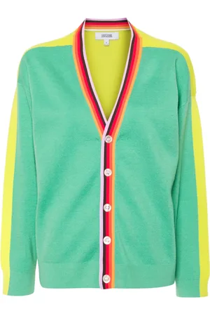Christopher John Rogers Cardigan in Colour-Block-Optik