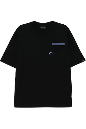 AGNÈS B. T-Shirt mit Logo-Stickerei
