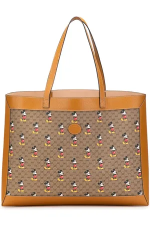 Gucci 2016-2024 Disney Micro GG Supreme Mickey Mouse Tote Bag