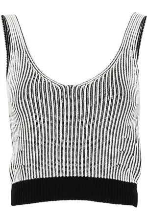 DKNY Geripptes Strickoberteil