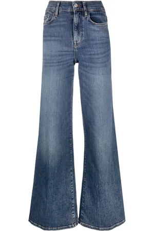 Frame Hoch sitzende Schlagjeans