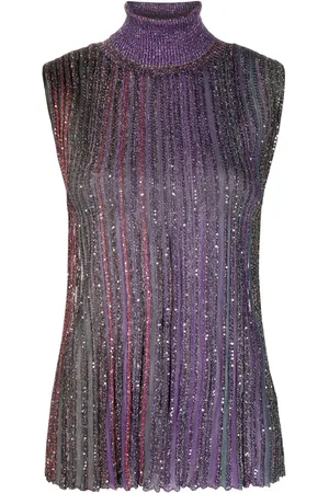 Missoni Top im Metallic-Look