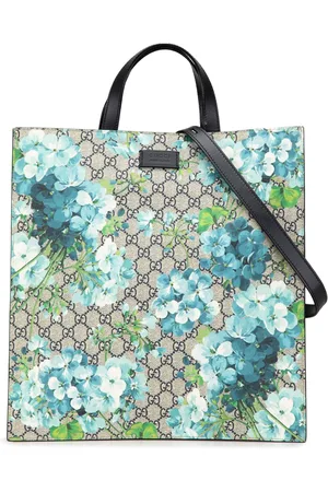 Gucci 2000-2015 wandelbare GG Supreme Blooms Soft Tote Bag