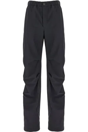 Salvatore Ferragamo Gerade Hose mit Logo-Schild