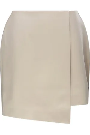 By Malene Birger Asymmetrischer Raye Minirock
