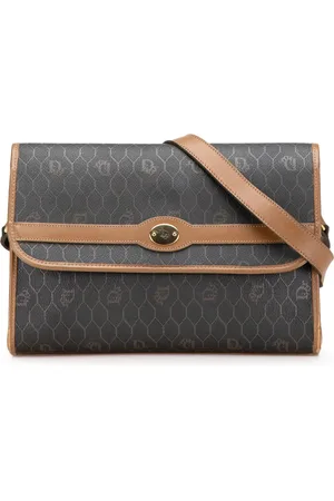 Dior 20th Century Honeycomb Umhängetasche aus beschichtetem Canvas